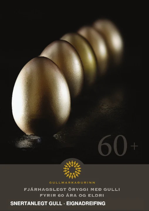 Gullið egg, forsíða 60+